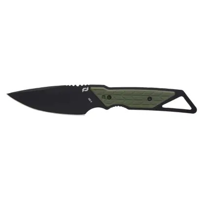 Nůž Schrade Outback Fixed Blade Kvalitní nůž Schrade s pevnou čepelí Drop Point z kvalitní nerezové oceli AUS-8, odolná, protiskluzová rukojeť s otvorem pro zavěšení. Včetně pouzdra s klipem na opasek.
